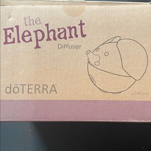 doTERRA Elephant Diffuser in Purple and Tan